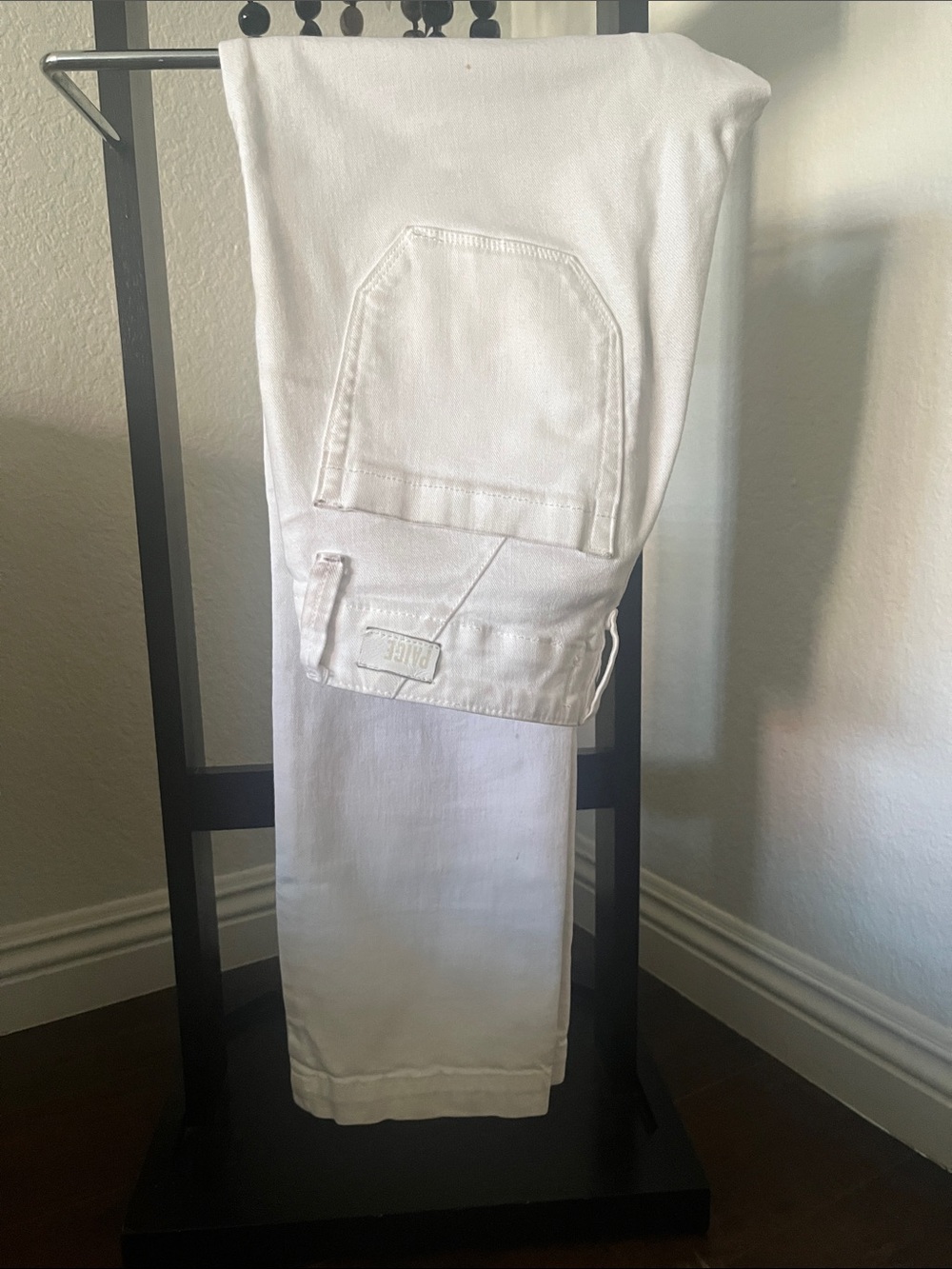 PAIGE Straight Leg White Women's Jeans